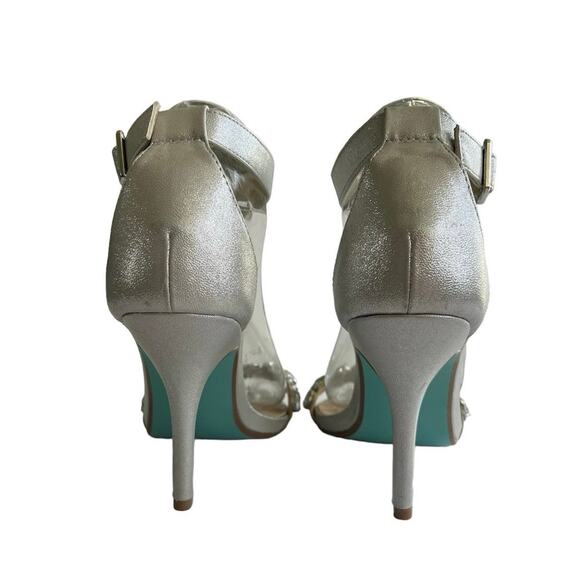 Betsey Johnson Erin jewel embellished high heel sandals for Macy's - Picture 7 of 10